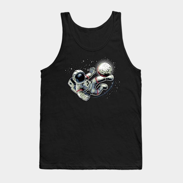 Astronaut football Kick Tank Top by yogaswara